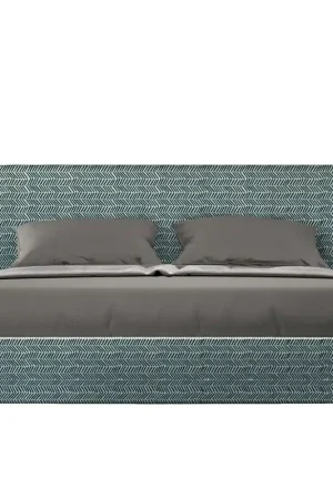 Consegna Rapida Letto Matrimoniale 160x200 cm con Rete Adele Aragona 8 Blu