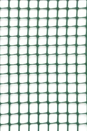Ultima Occasione Rete in Plastica Maglia Quadra Esagonale Recinsione Balcone Terrazzi Aiuole 5 mt Misura Maglia: 10 mm Quadra Verde