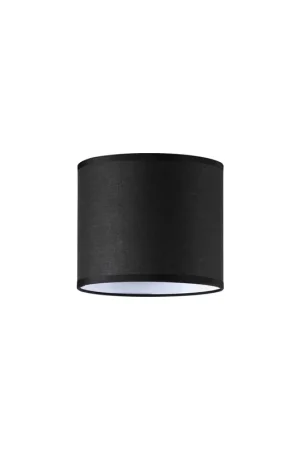 Paralume Cilindro Set Tessuto Nero D16 Super Prezzo
