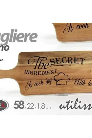 12x Tagliere in legno acacia bar ristoranti pub cm 58 x 22 Prezzo Di Fabbrica