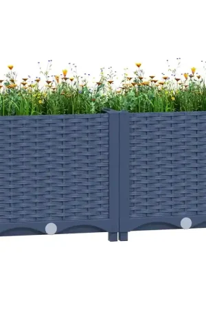 Affare Fioriera Rialzata 80x40x38 cm in Polipropilene 310402