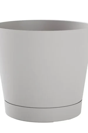 A Buon Prezzo Vaso da Interno e Esterno Ø29x26cm in Polipropilene Orione 29 Cloud Bianco