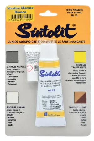 'SINTOLIT' MARMO E CERAMICA 'FAI DA TE' ml 375 - bianco NULL Ultime Pezzi