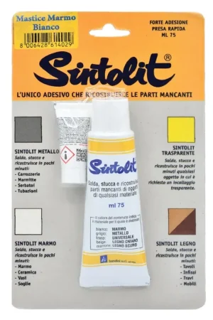 'SINTOLIT' MARMO E CERAMICA 'FAI DA TE' ml 375 - bianco - SINTOLIT Affare