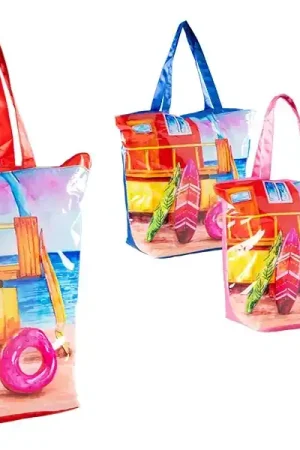 Borsa Mare 54X45X22Cm 4Ass. Spiaggia Promo Stagionale