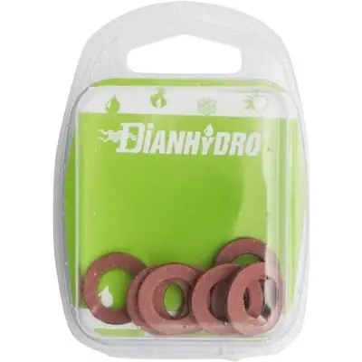 + GUARNIZIONI PER SANITARI KLINGER ROSSE MM2 BLISTER- pz.10 x 3/8- FAIDF- pezzi 1 Ultimissimo Modello
