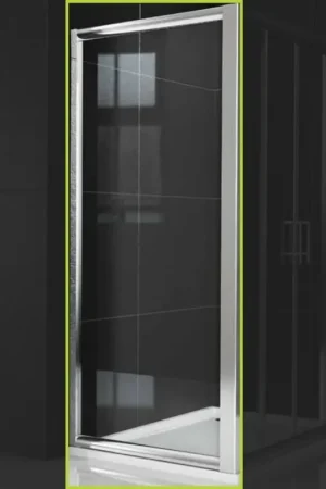 Lato fisso box doccia slide4 adatto per porta scorrevole slide4 cristallo temprato *** misure 77-80xh190 cm trasparen... Ultimissimo Modello